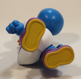 2015 Jakks Nintendo Super Mario Bros. Blue Yoshi 4 1/2" Toy Action Figure