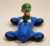2014 McDonald's Nintendo Switch Mario Kart 8 Deluxe Luigi Blue Plastic Toy Car Vehicle