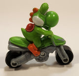 2014 McDonald's Nintendo Switch Mario Kart 8 Deluxe Yoshi Grey Plastic Toy Motorcycle Bike Vehicle