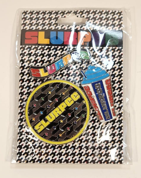7-Eleven Slurpee Enamel Pin Set of 3 New in Package