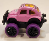 Mini Q VW Bug Pink Pull Back Die Cast Toy Car Vehicle