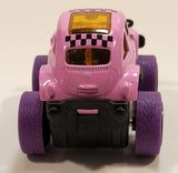 Mini Q VW Bug Pink Pull Back Die Cast Toy Car Vehicle