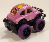 Mini Q VW Bug Pink Pull Back Die Cast Toy Car Vehicle