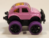 Mini Q VW Bug Pink Pull Back Die Cast Toy Car Vehicle