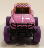 Mini Q VW Bug Pink Pull Back Die Cast Toy Car Vehicle