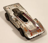 Vintage 1976 Hot Wheels Super Chromes Steam Roller Chrome Red Lines Die Cast Toy Race Car Vehicle