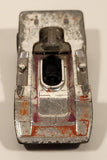 Vintage 1976 Hot Wheels Super Chromes Steam Roller Chrome Red Lines Die Cast Toy Race Car Vehicle