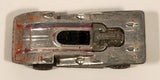 Vintage 1976 Hot Wheels Super Chromes Steam Roller Chrome Red Lines Die Cast Toy Race Car Vehicle
