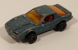 Majorette No. 248 Pontiac Firebird Trans Am Green 1/62 Scale Die Cast Toy Car Vehicle with Opening Hood