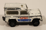 Majorette Land Rover NASA No. 266 National Aeronautics and Space Administration White Die Cast Toy Car Vehicle