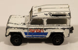 Majorette Land Rover NASA No. 266 National Aeronautics and Space Administration White Die Cast Toy Car Vehicle