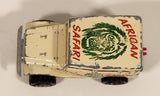 Majorette No. 277 Toyota 4x4 African Safari Cream White 1/53 Scale Die Cast Toy Car Vehicle with Opening Rear Window