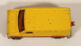 Vintage Majorette No. 279 / 234 Fourgon Van Yellow Red 1/65 Scale Die Cast Toy Car Vehicle