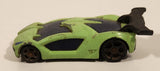 2009 McDonald's Hot Wheels Impavido 1 Bright Green 3/7 Die Cast Toy Car Vehicle