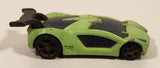 2009 McDonald's Hot Wheels Impavido 1 Bright Green 3/7 Die Cast Toy Car Vehicle