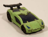 2009 McDonald's Hot Wheels Impavido 1 Bright Green 3/7 Die Cast Toy Car Vehicle