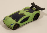 2009 McDonald's Hot Wheels Impavido 1 Bright Green 3/7 Die Cast Toy Car Vehicle