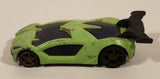 2009 McDonald's Hot Wheels Impavido 1 Bright Green 3/7 Die Cast Toy Car Vehicle