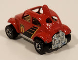 1998 Hot Wheels Baja Bug Volkswagen VW Beetle Red Die Cast Toy Car Vehicle