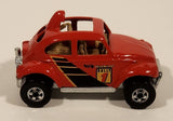 1998 Hot Wheels Baja Bug Volkswagen VW Beetle Red Die Cast Toy Car Vehicle