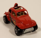 1998 Hot Wheels Baja Bug Volkswagen VW Beetle Red Die Cast Toy Car Vehicle