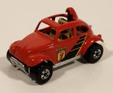 1998 Hot Wheels Baja Bug Volkswagen VW Beetle Red Die Cast Toy Car Vehicle