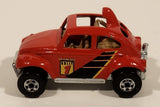 1998 Hot Wheels Baja Bug Volkswagen VW Beetle Red Die Cast Toy Car Vehicle