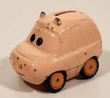 Disney Pixar Supercharged Toy Story Hamm Character Pig Shaped Pink Die Cast Toy Car Vehicle