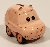 Disney Pixar Supercharged Toy Story Hamm Character Pig Shaped Pink Die Cast Toy Car Vehicle