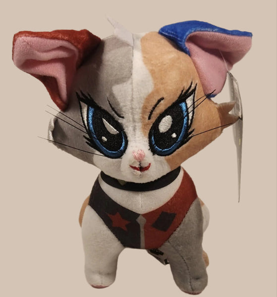 2017 Pawz Play Factory Entertainment DC Harley The Calico Kitten 7" Stuffed Plush Toy New with Tags
