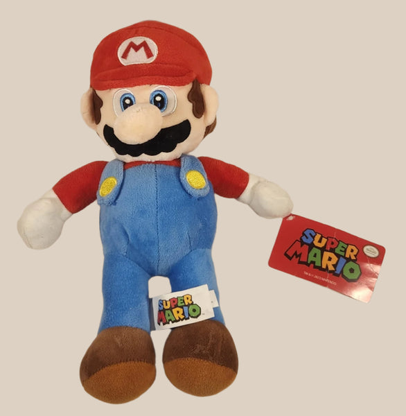 2023 Good Stuff Nintendo Super Mario Mario 12" Tall Stuffed Plush Toy New with Tag
