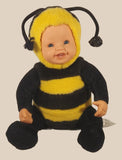 2005 Uni Max Toys Anne Geddes Baby in Bumble Bee Costume 12" Tall Doll Toy
