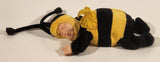 Uni Max Toys Anne Geddes Baby in Bumble Bee Costume 9" Tall Doll Toy