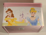 Disney Princess Cinderella Snow White Aurora Belle Plastic Tote Bin Storage Box Container