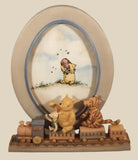 Charpente Disney Winnie The Pooh and Tigger On A Train Resin Picture Frame
