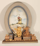 Charpente Disney Winnie The Pooh and Tigger On A Train Resin Picture Frame