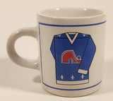 Vintage Giftcraft NHL Quebec Nordiques Small 2 5/8" Tall Ceramic Coffee Mug Cup
