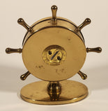 Vintage Swift & Anderson Ship's Wheel Brass Metal Barometer Made in Boston