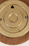 Vintage 5" Diameter Wooden Cased Weather Barometer Made in Western Germany