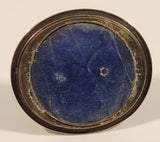 Vintage MCM Cat Silver Plated Zing Ring Holder with Blue Velvet Bottom