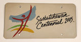 2005 Saskatchewan Centennial Metal Vehicle License Plate