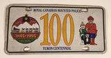 1895-1995 Yukon Centennial 100 Years RCMP Royal Canadian Mounted Police NWMP North West Mounted Police Metal Vehicle License Plate
