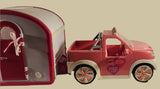 Battat Lori Our Generation Pink FM Radio Truck and Camper Trailer Plastic Toy Doll Vehicles