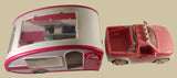 Battat Lori Our Generation Pink FM Radio Truck and Camper Trailer Plastic Toy Doll Vehicles