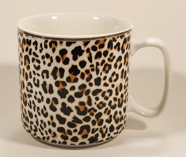 Leopard Print 3 1/2" Ceramic Coffee Mug Cup