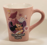 Kcare Disney Minnie Mouse Congrats Grad Pink 4 1/2" Tall Embossed Ceramic Coffee Mug Cup