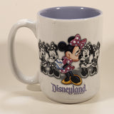 Disney Parks Disneyland Resort Minnie Mouse 4 1/2" Tall Embossed Ceramic Coffee Mug Cup