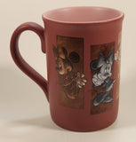 Disney Disneyland Minnie Mouse Pink 4 1/2" Tall Ceramic Coffee Mug Cup