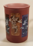 Disney Disneyland Minnie Mouse Pink 4 1/2" Tall Ceramic Coffee Mug Cup