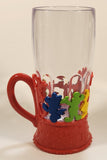 Disney On Ice Red and Clear Plastic 7" Tall Light Up Cup Mug